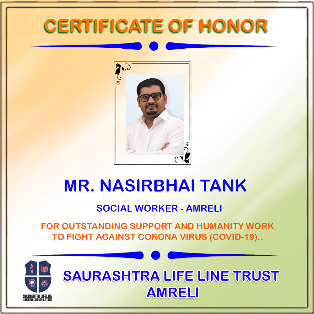 Certificate of Honor